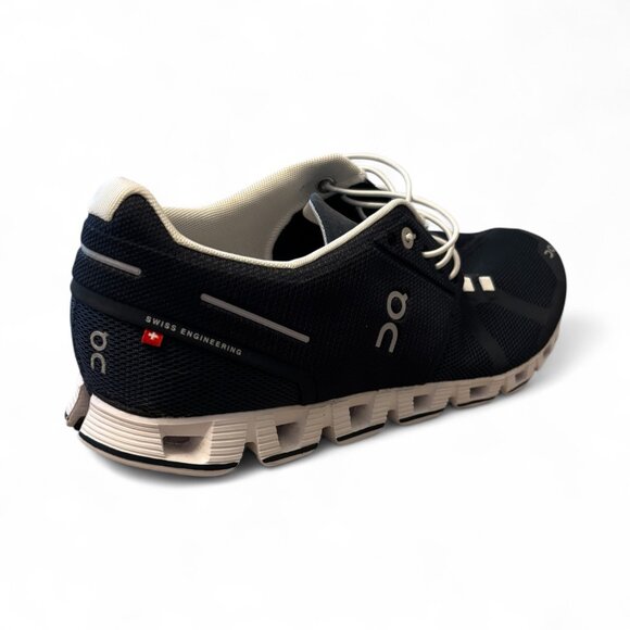 On Cloud Men’s Running Gym Shoes Size 10 Midnight Navy White Lightweight Causal - Picture 2 of 7